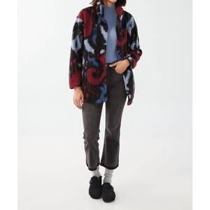 NEW FDJ printed teddy jacket in multicolor